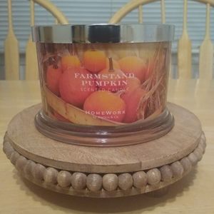Homeworx Farmstand Pumpkin 4 Wick Candle